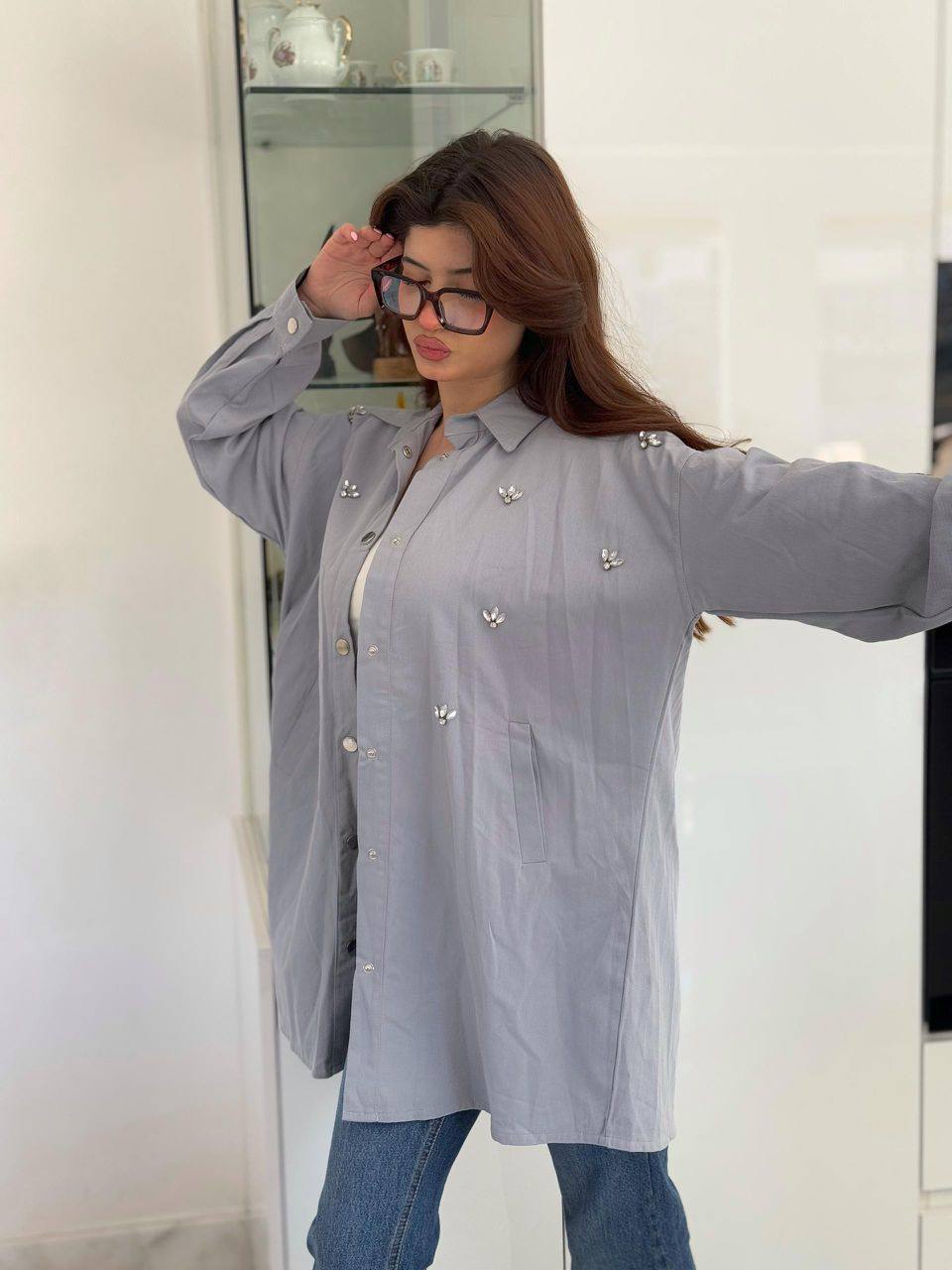 Button-Up Linen Shirt