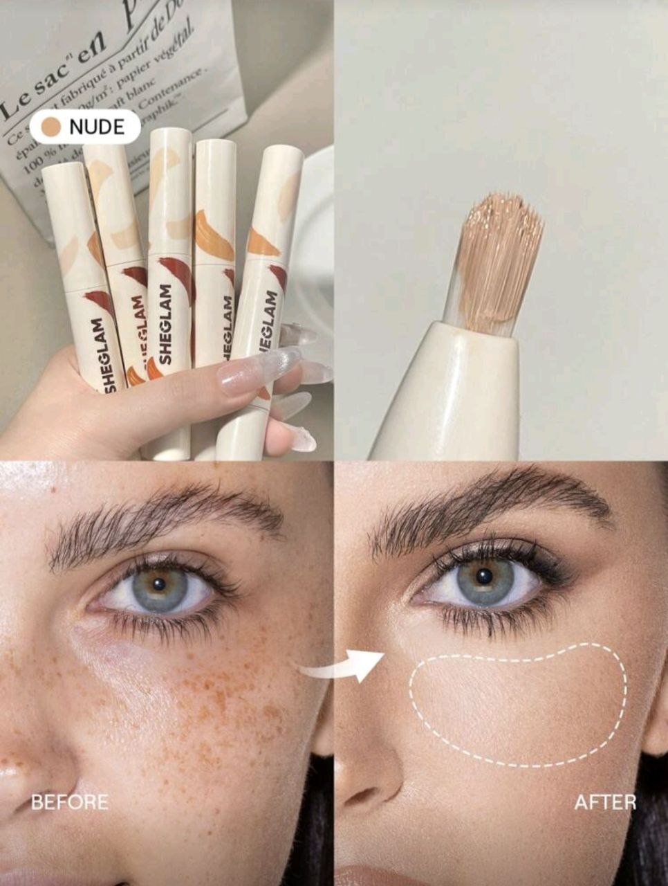 Sheglam Concealer with Brush