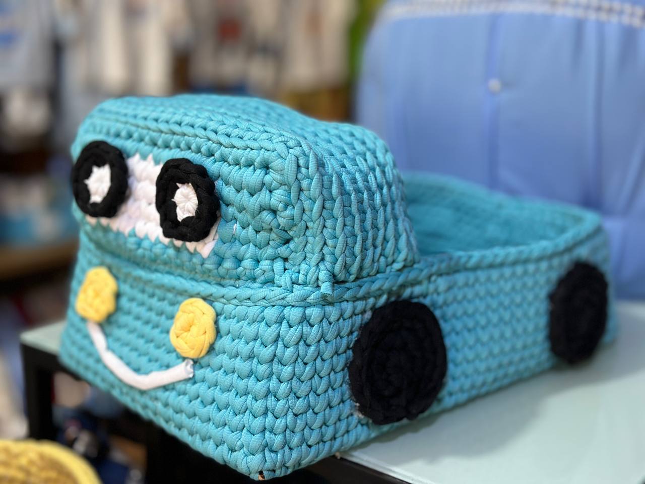 Crochet Car Basket