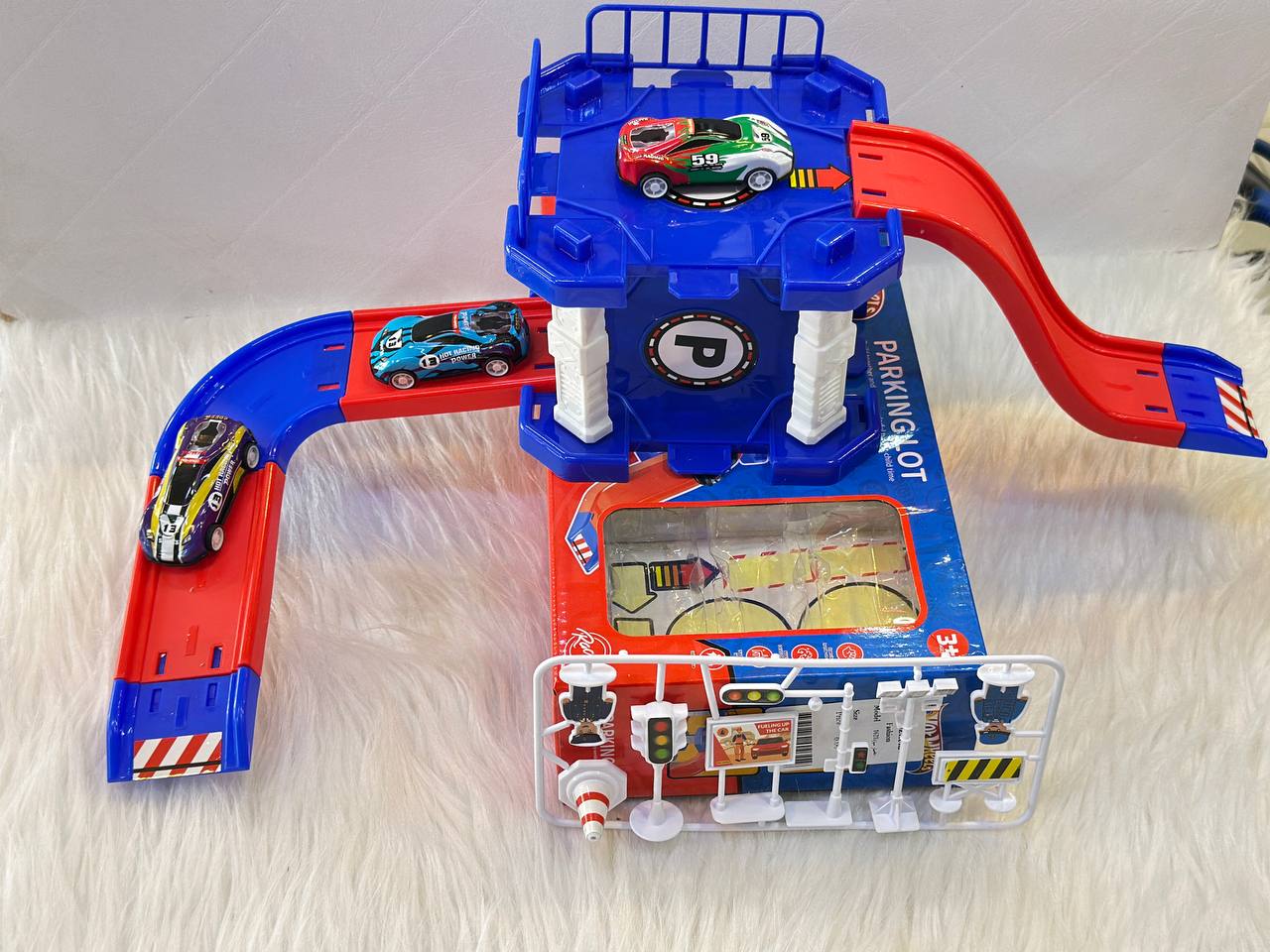 Toy Car Parking Garage Set