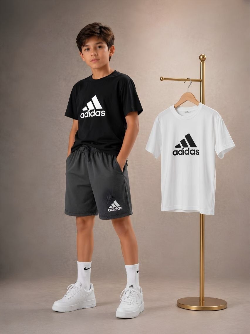 Boys Adidas  Sports Shorts Set