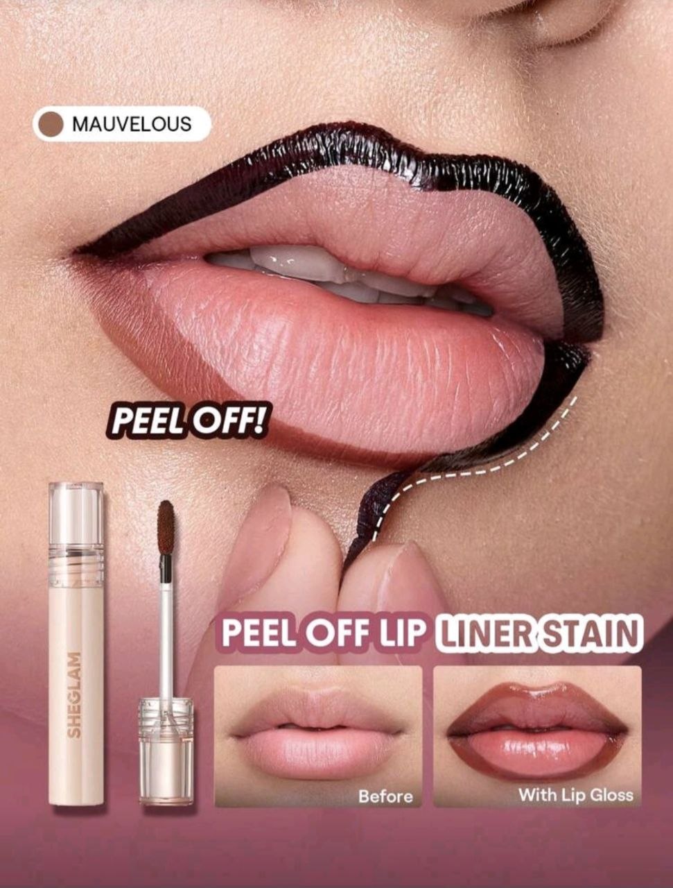 SHEGLAM Peel Off Lip Liner Stain