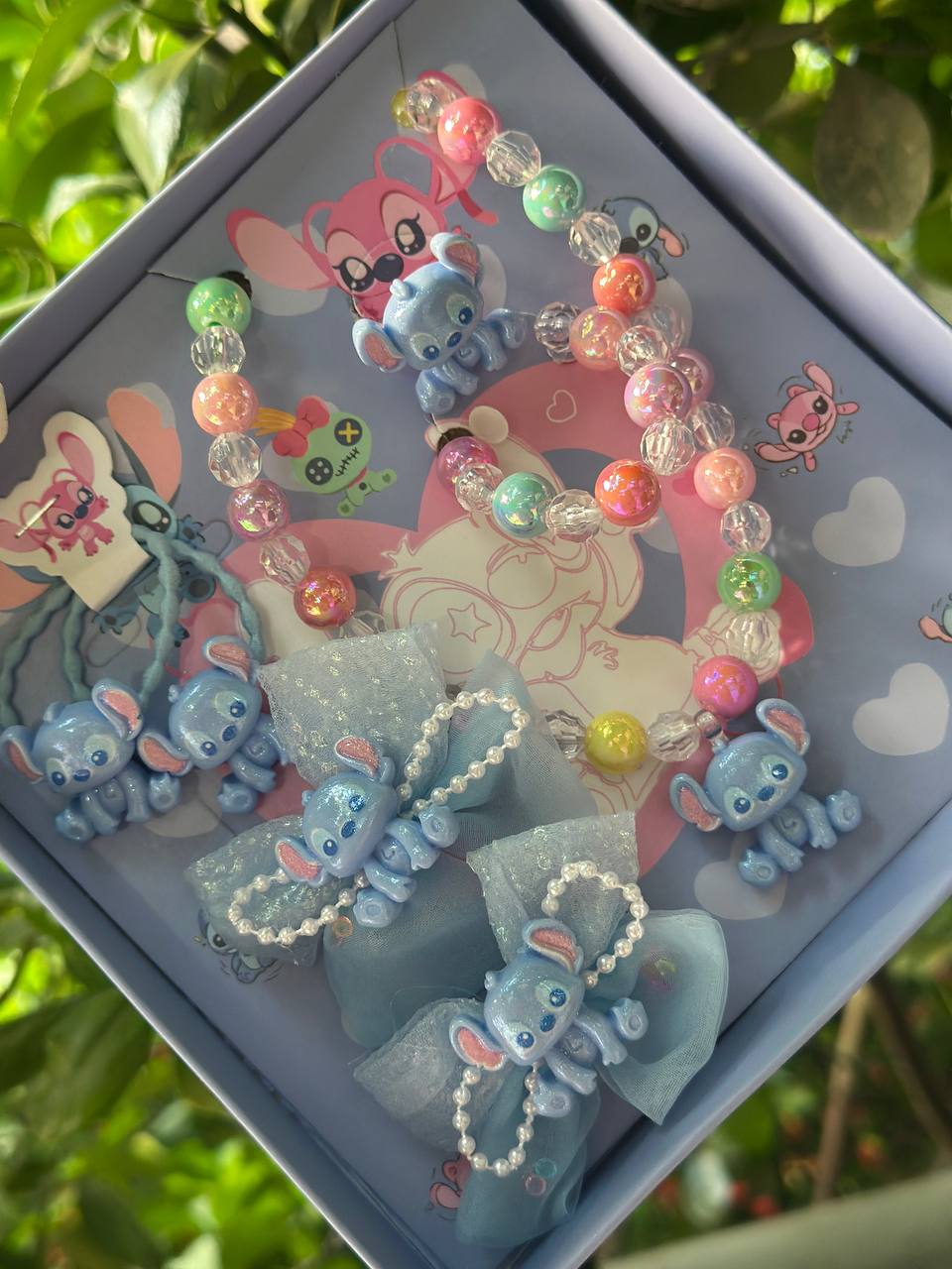 Stitch Hair Clips Set