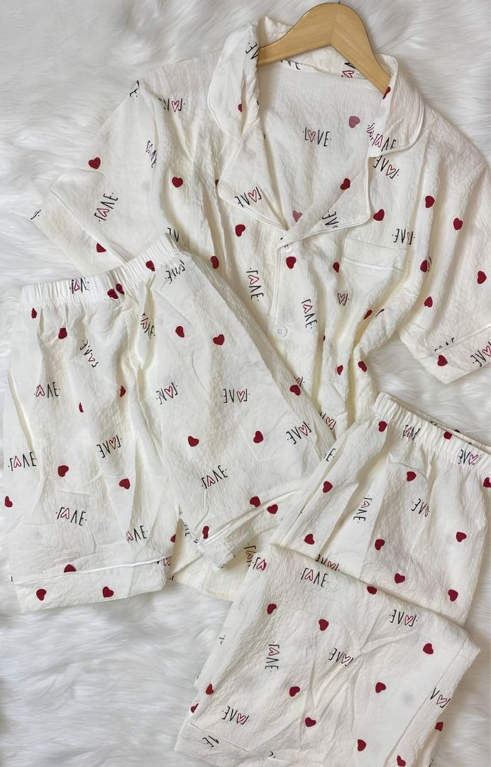 Shein 3-Piece Pajama Set