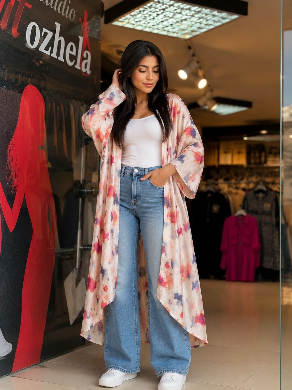 Marble Art Abaya